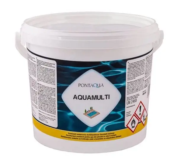 Pontaqua Aquamulti vízfertőtlenítő tabletta, 3kg Pénzvisszafizetés